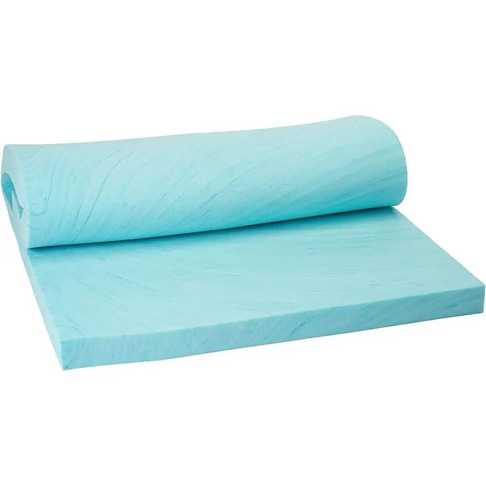 Memory Foam Topper - Twin-Size-Matratzenauflage, 3 Zoll dick, Gel Swirl
