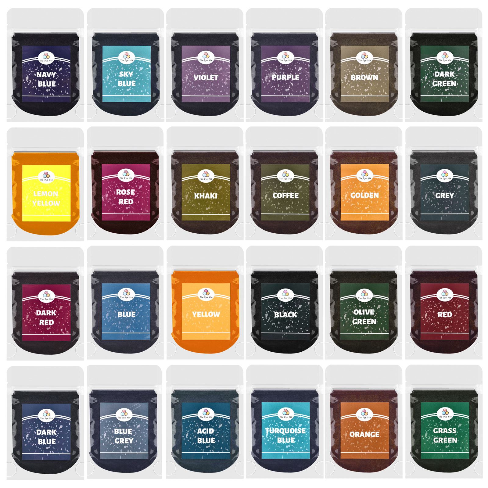 Home Textiles Store - 20g 24 Farben Stoff Farbstoff Kleidung