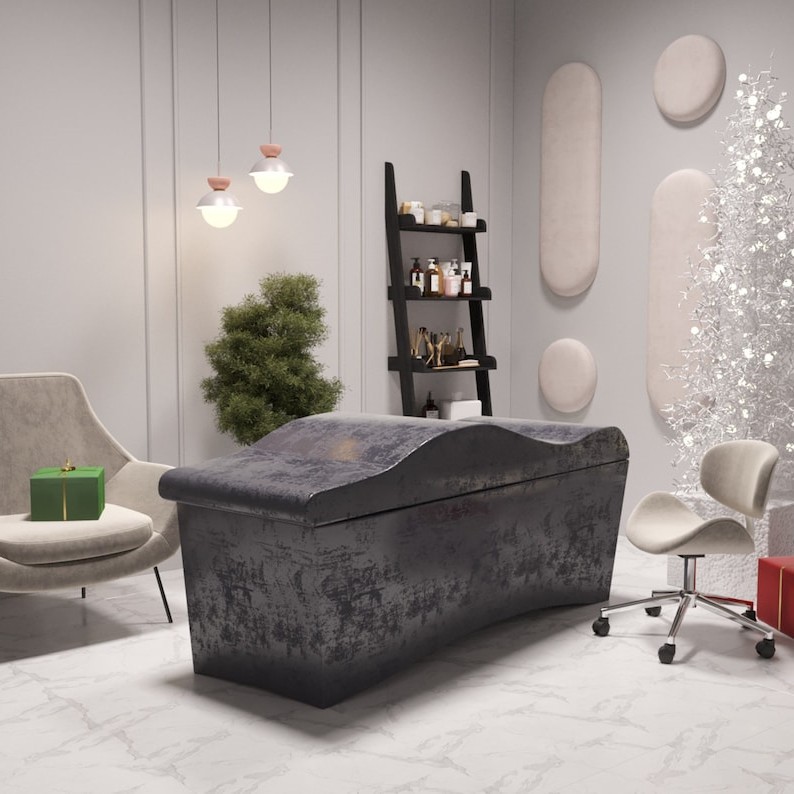 Memory Foam Topper - Wimpernmatratze und -bezug aus Wellen-Memory-Schaum, Wimpernbett,