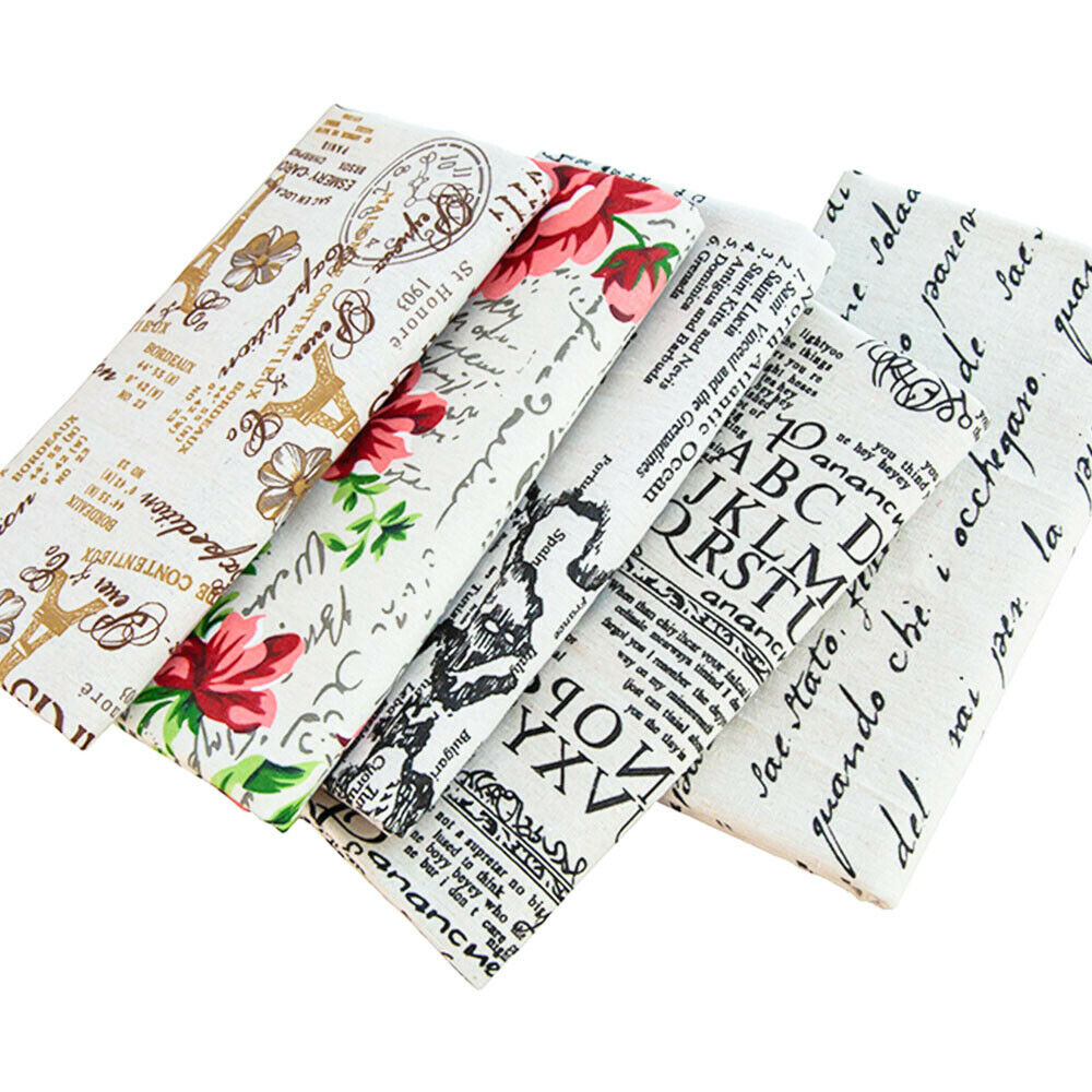 Home Textiles Paris - Paris Eiffelturm Blumensiegel Französisches Muster Stoff