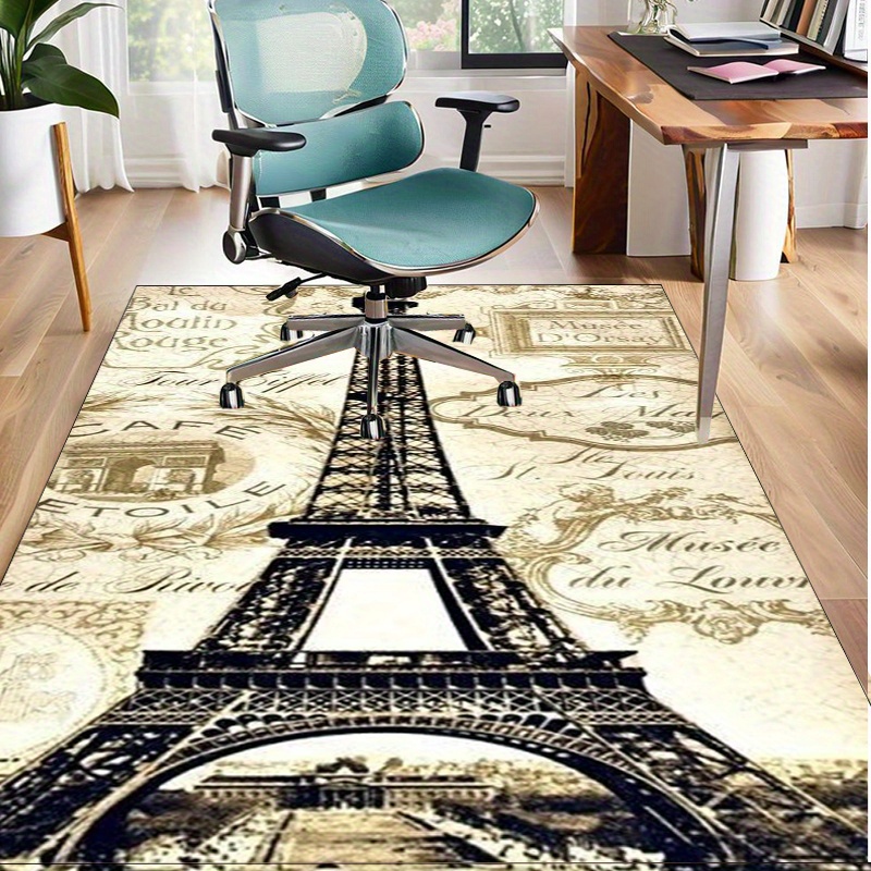Home Textiles Paris - Teppich mit Eiffelturm-Paris-Motiv für elegante Inneneinrichtung