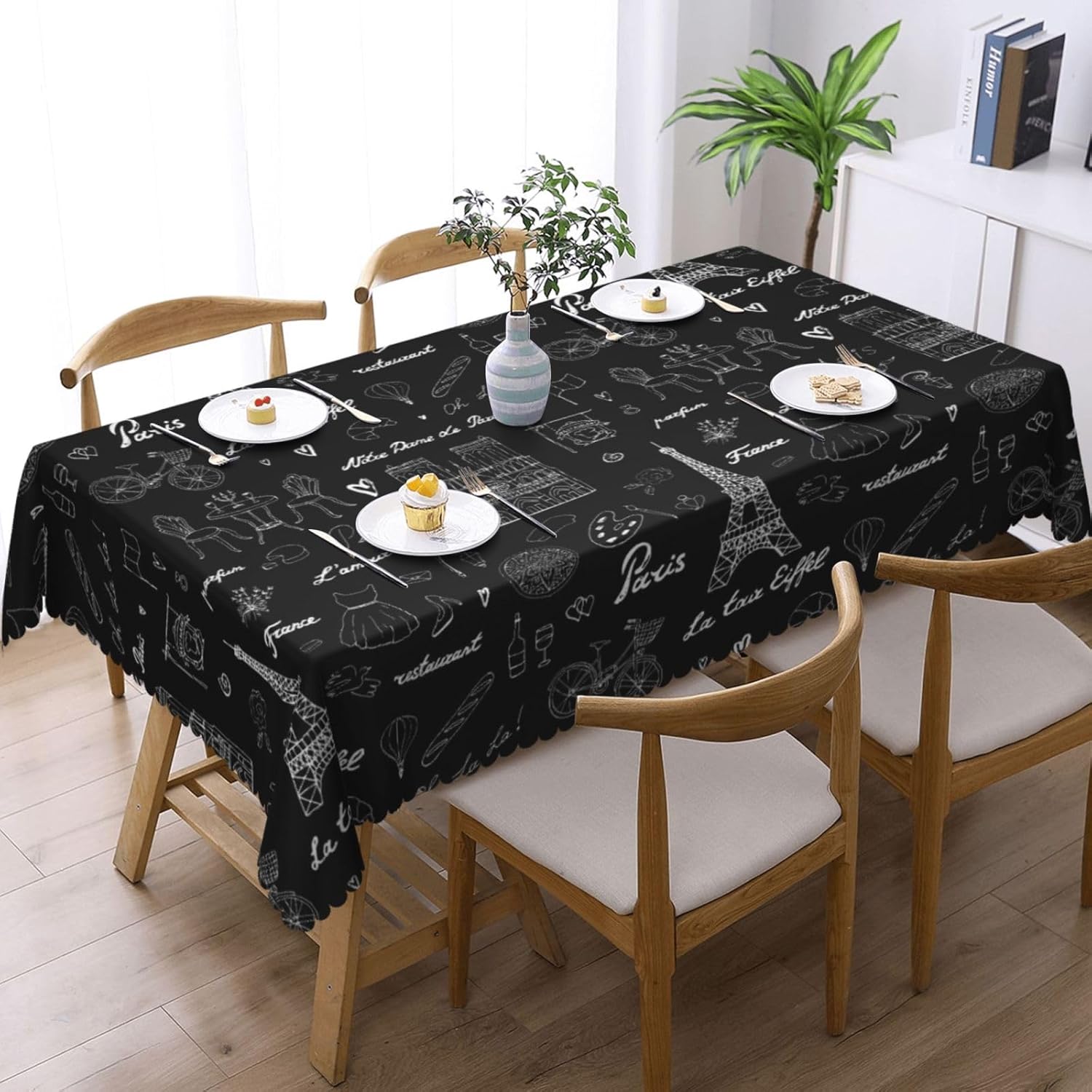 Tischdecke mit Eiffelturm-Moti – Home Textiles Paris Bewertung und Preis