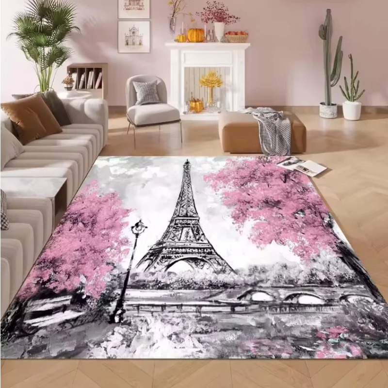 Vintage-Teppich mit Eiffelturm – Home Textiles Paris Bewertung und Preis