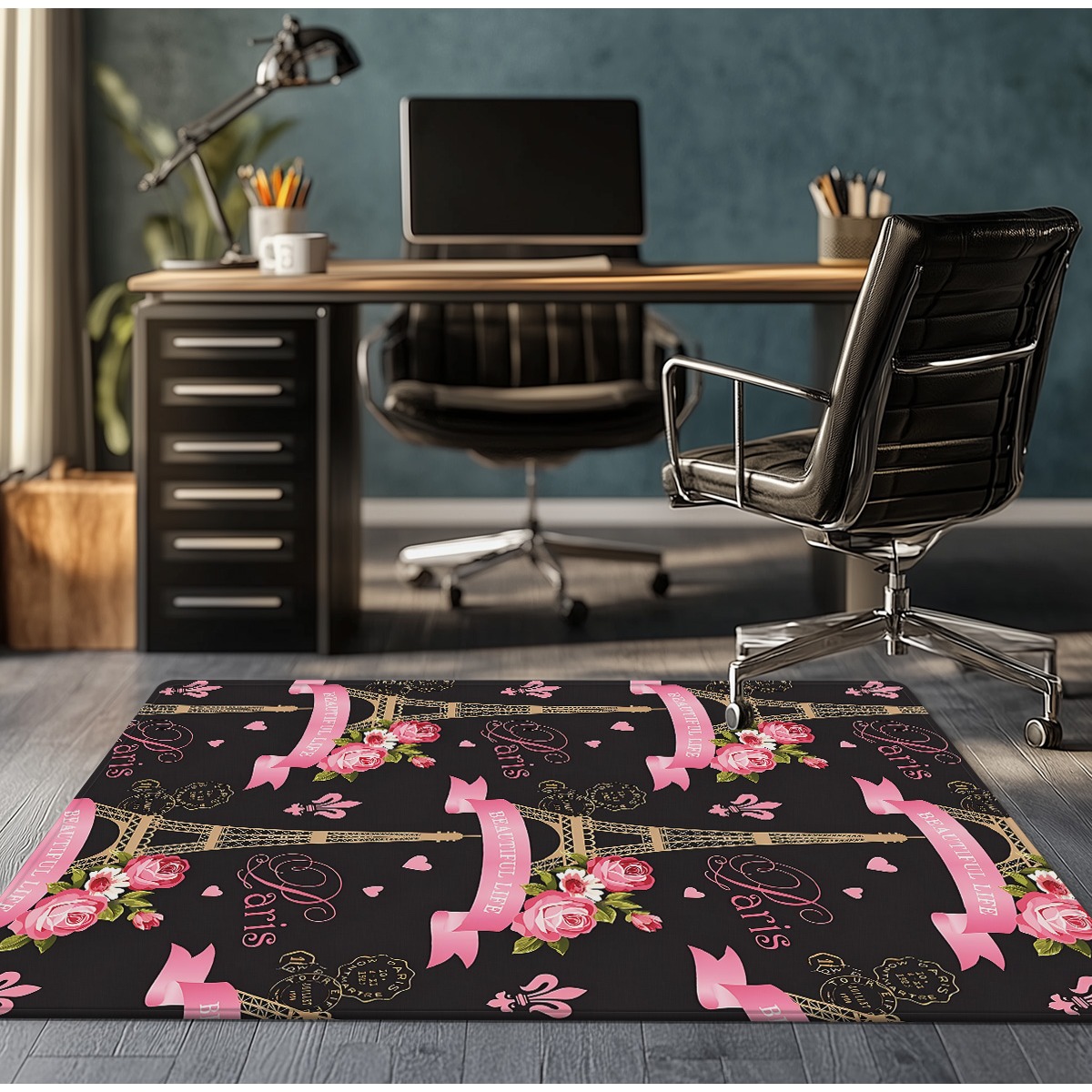 Paris Eiffelturm Rose Rosa Kri – Home Textiles Paris Bewertung und Preis