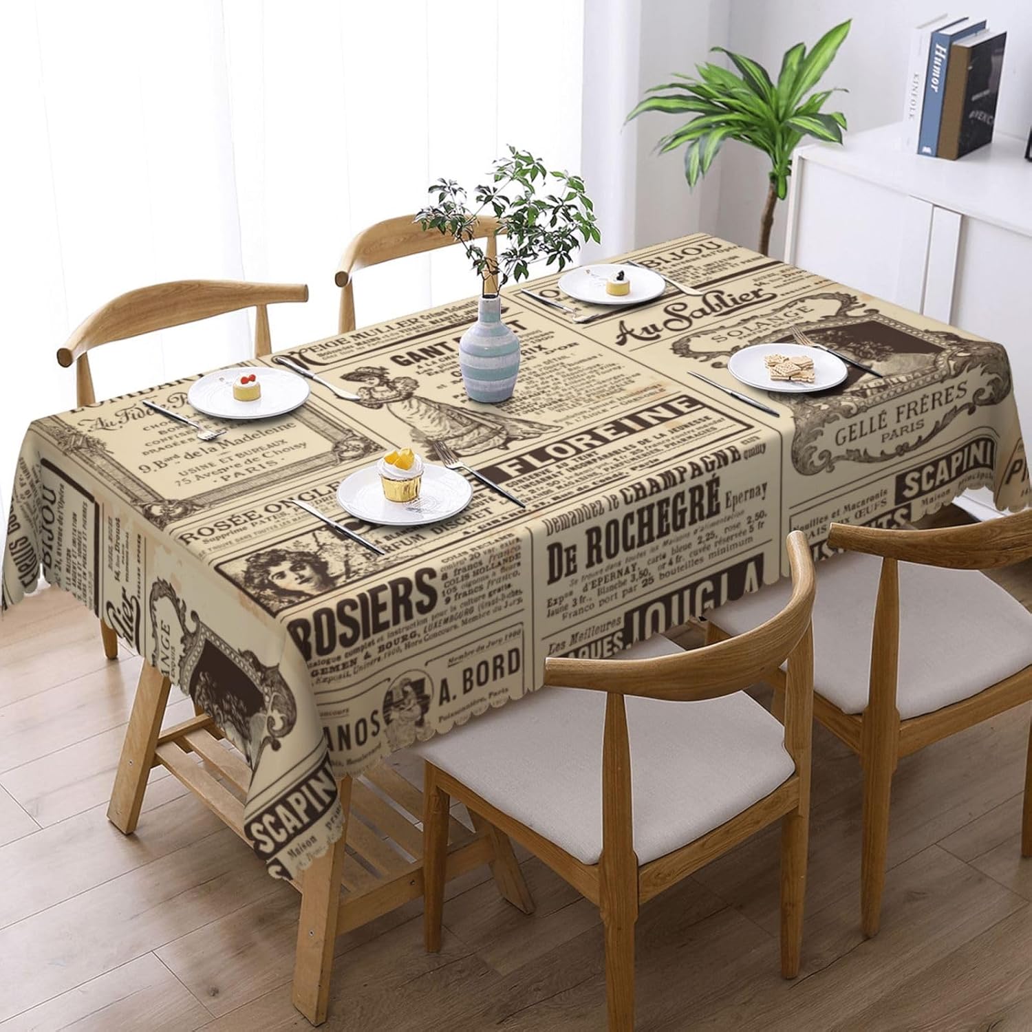 Vintage-Tischdecke mit Pariser – Home Textiles Paris Bewertung und Preis