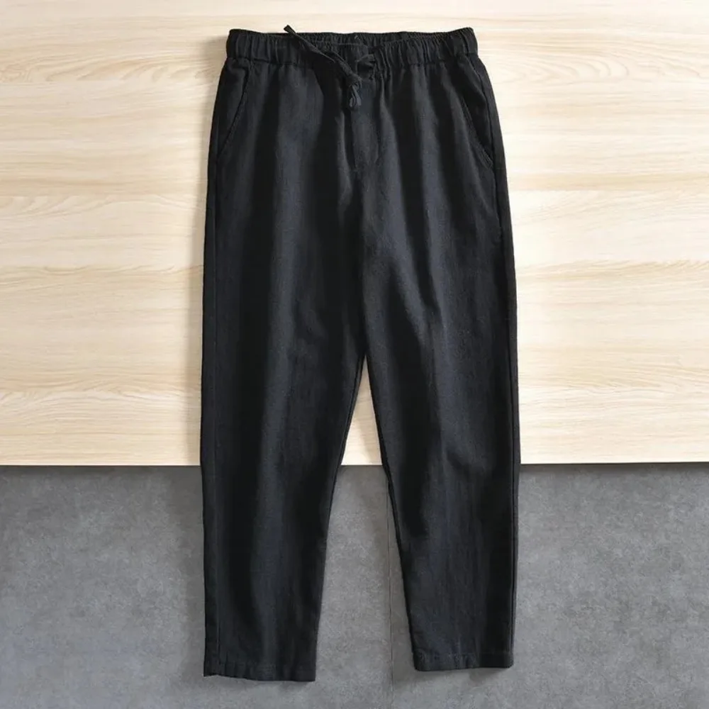 Herren Baumwoll-Leinen-Hose Ei – Home Textiles Store Bewertung und Preis