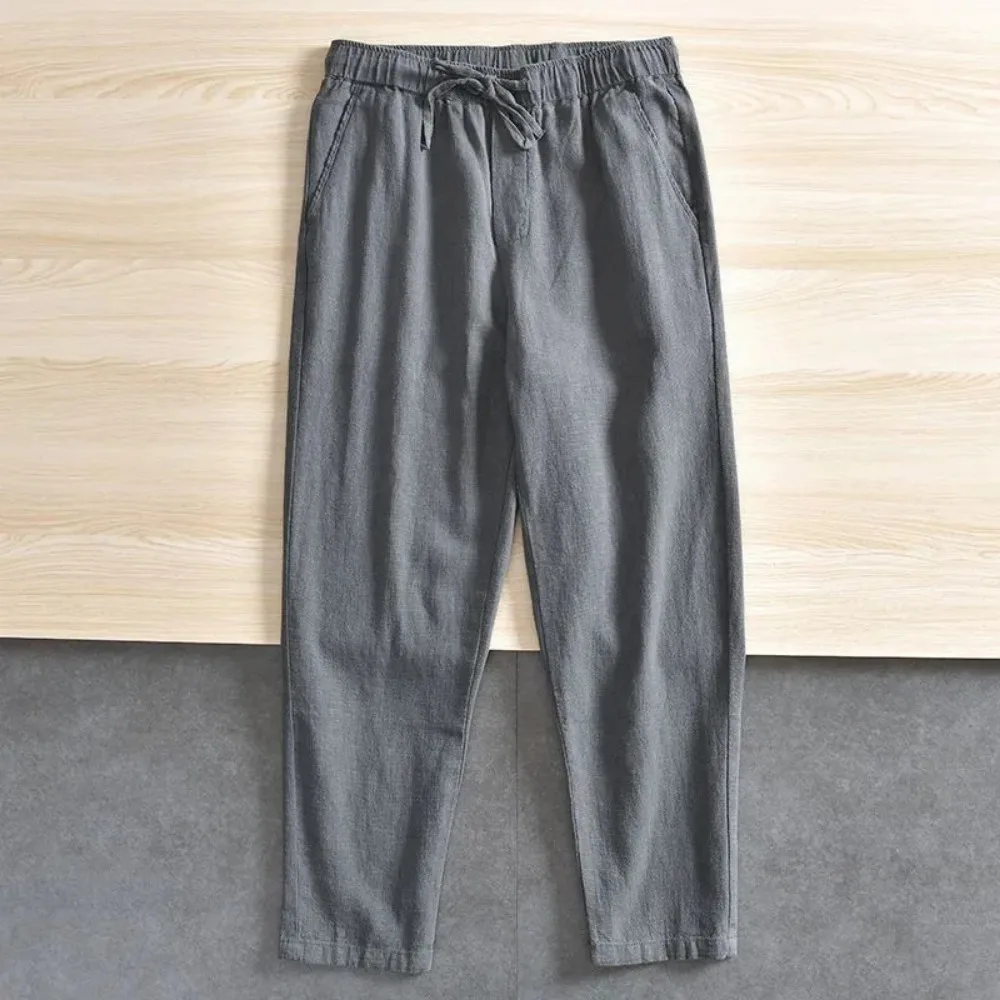 Herren Baumwoll-Leinen-Hose Ei – Home Textiles Store Bewertung und Preis