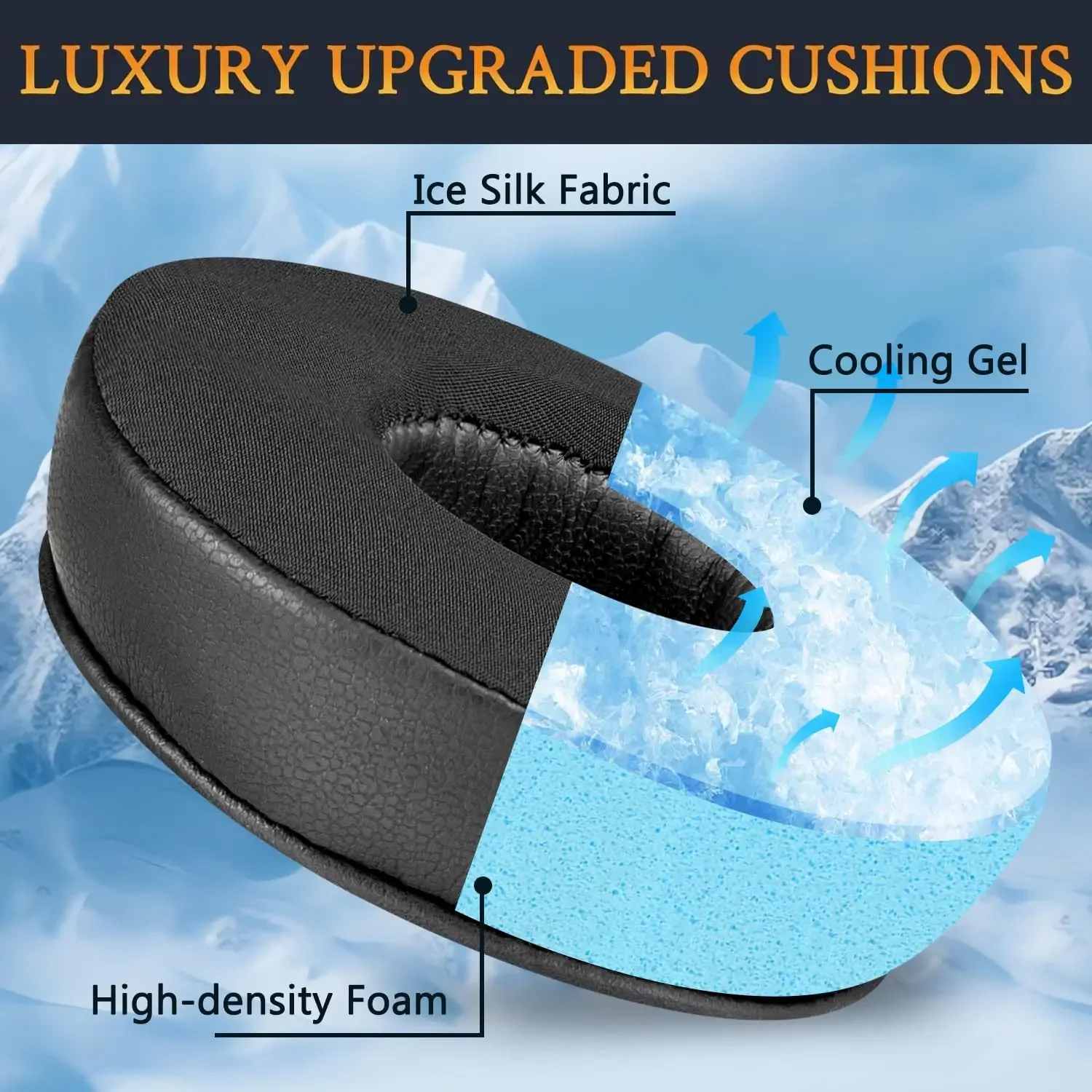 Ersatz-Kühlgel-Ohrpolster für  – Cooling Pillow Gel Bewertung und Preis