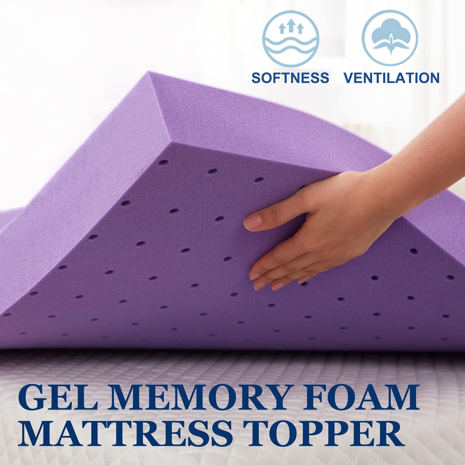 Gel-Memory-Foam-Matratzenaufla – Memory Foam Topper Bewertung und Preis