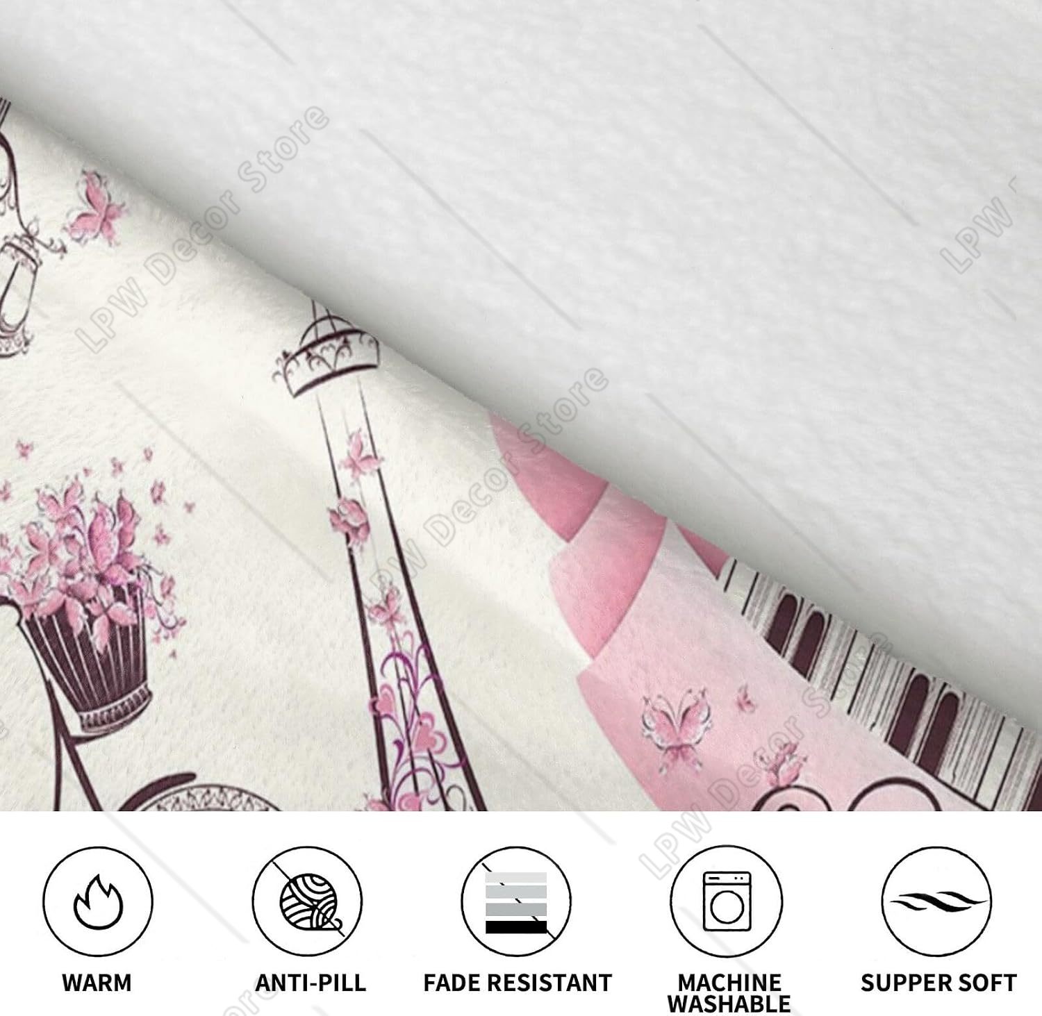 Paris Tower Decken-Kapuzenpull – Home Textiles Paris Bewertung und Preis