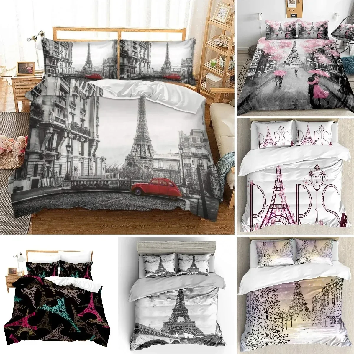 Eiffelturm Paris Thema Bequeme – Home Textiles Paris Bewertung und Preis