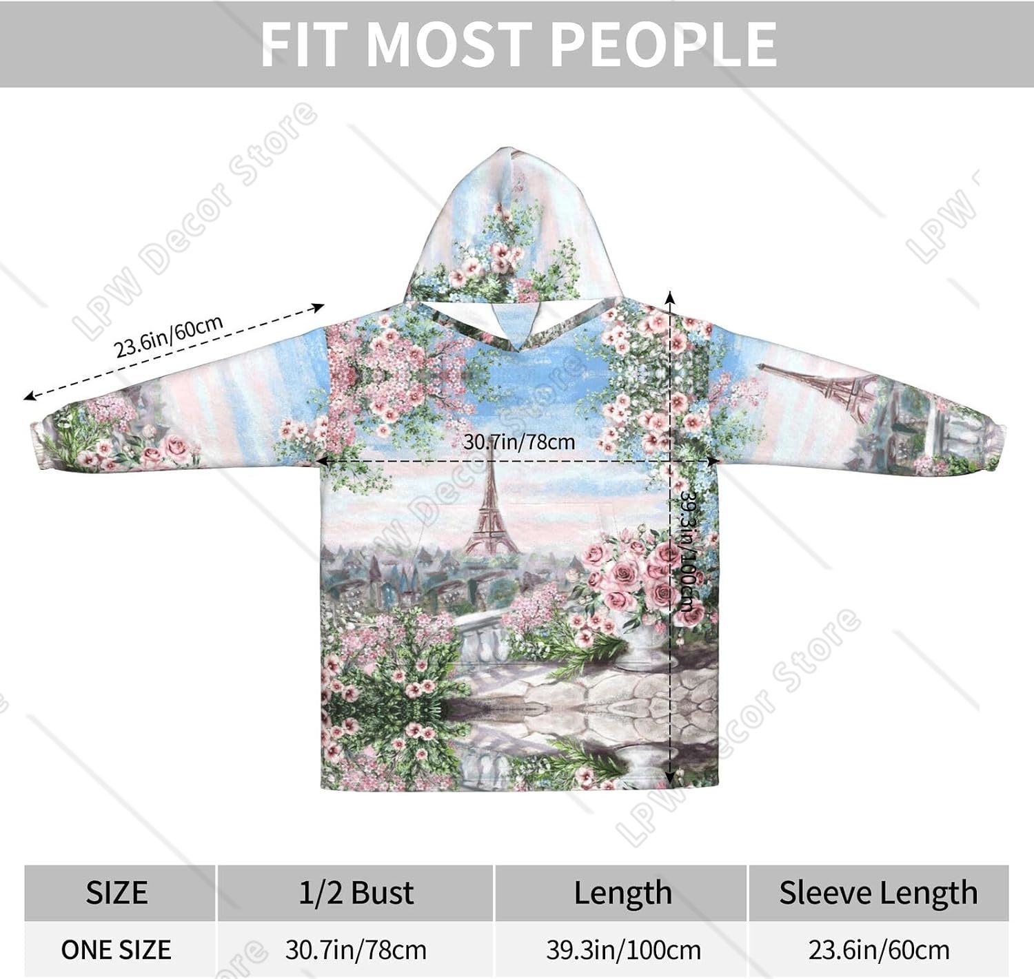 Tower Paris Print Decken-Kapuz – Home Textiles Paris Bewertung und Preis