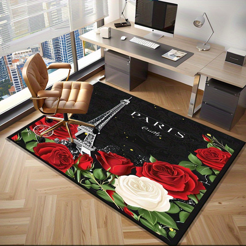 Romantischer Teppich mit Paris – Home Textiles Paris Bewertung und Preis
