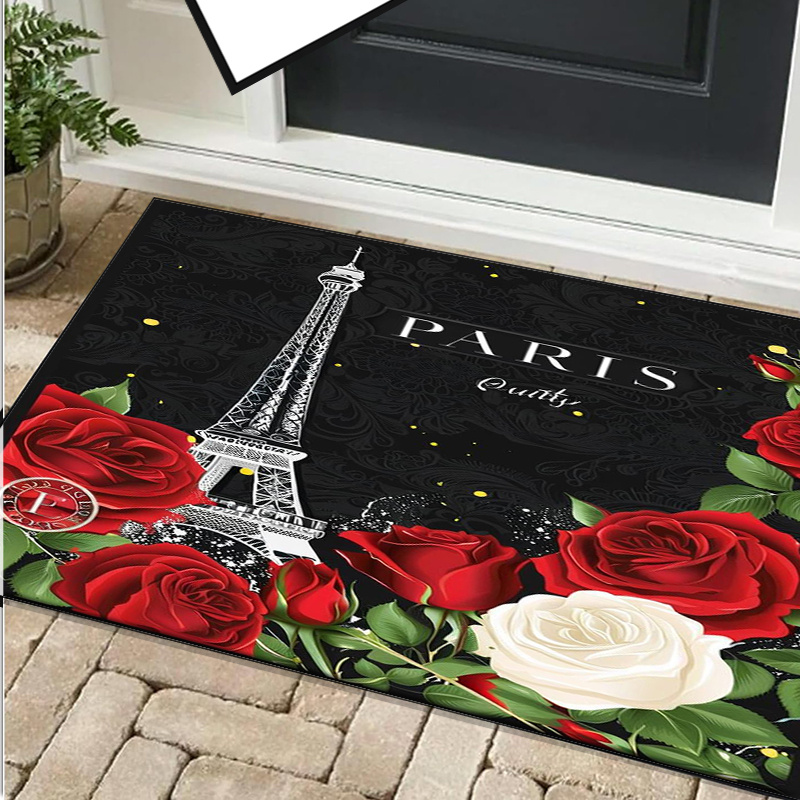 Romantischer Teppich mit Paris – Home Textiles Paris Bewertung und Preis