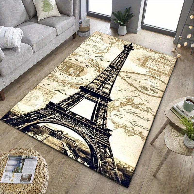 Teppich mit Eiffelturm-Paris-M – Home Textiles Paris Bewertung und Preis