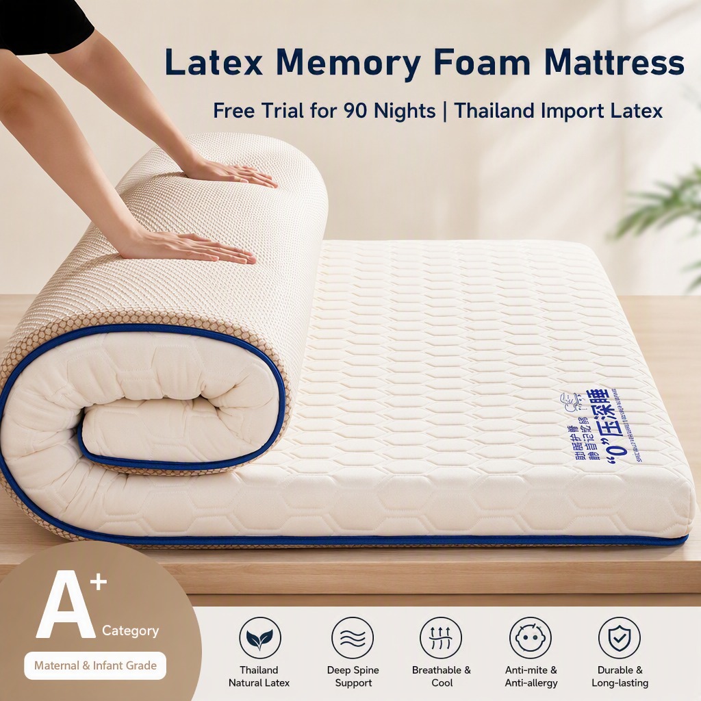 Latex-Matratzenauflage für Ein – Memory Foam Topper Bewertung und Preis