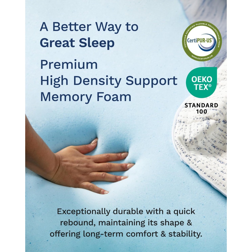3 Zoll Memory-Schaum Matratzen – Memory Foam Topper Bewertung und Preis